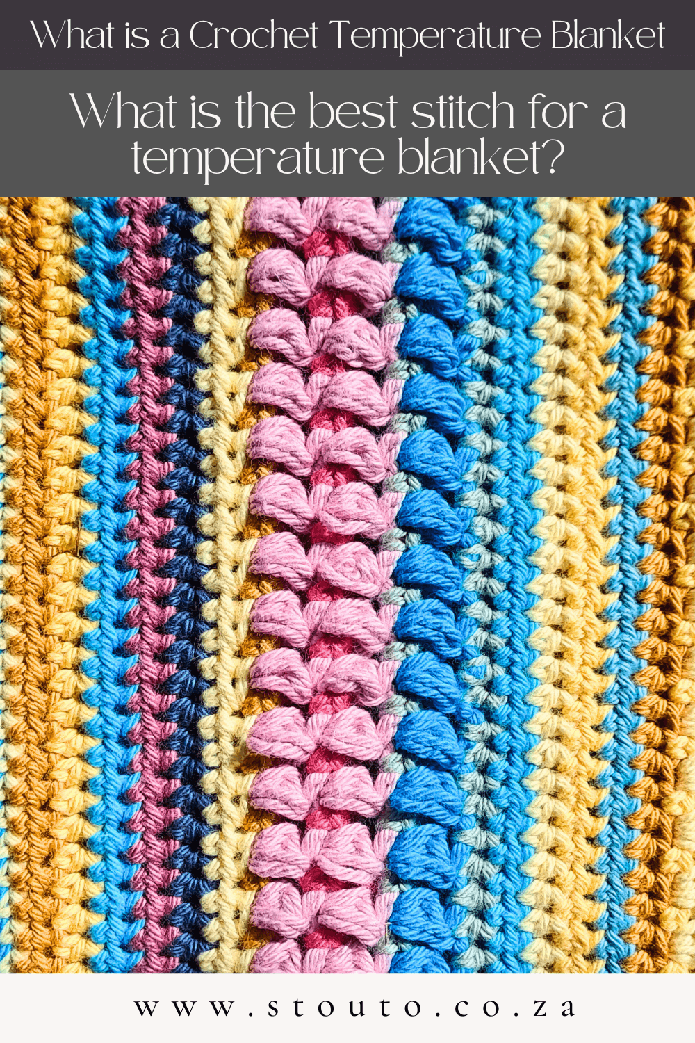 What is the best stitch for a crochet temperature blanket pattern