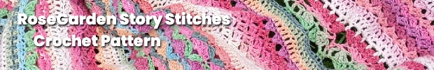Rosegarden crochet blanket pattern