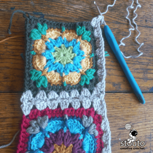 How to easily join crochet granny squares