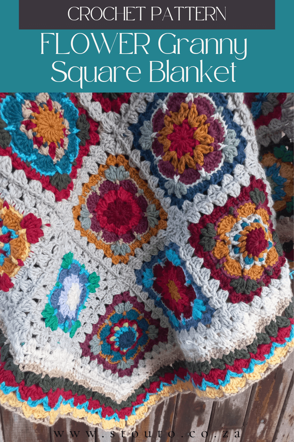 Buy Pdf version of granny square pattern crochet tutorial