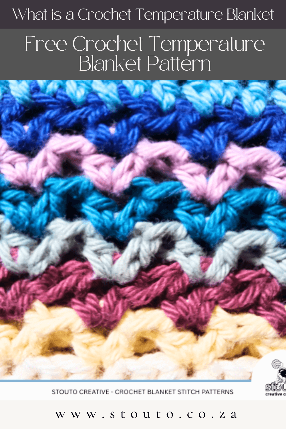 Free Crochet Temperature Blanket Pattern and Step by Step Instructions