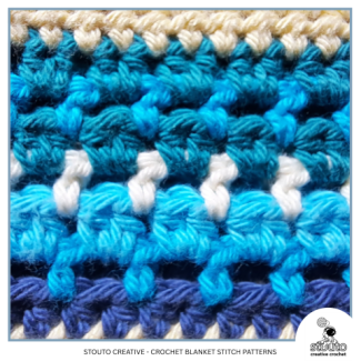 2HDC Block Stitch Pattern