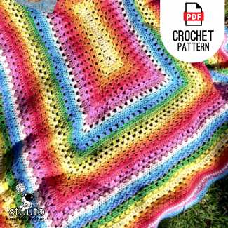 Rainbow Baby recieving blanket pattern