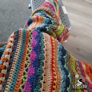 How to add length to a crochet stitch sampler blanket