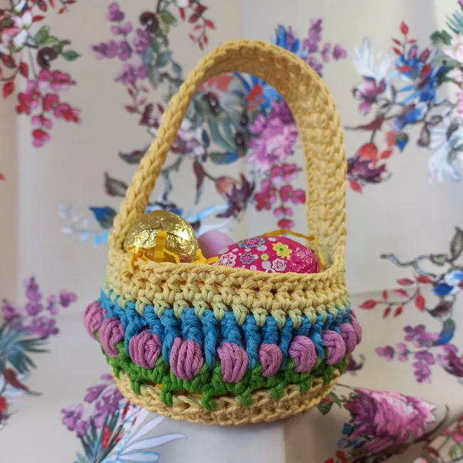 Spring-flowers-easter-basket