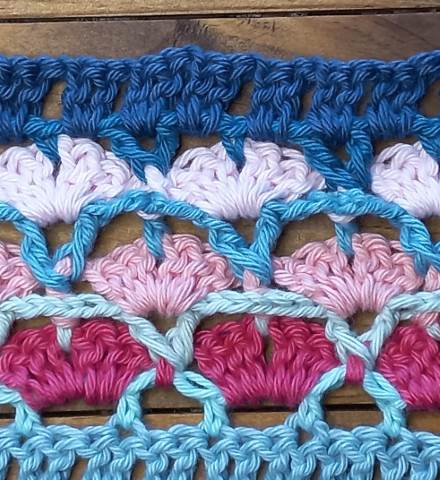 How to crochet the beautiful flower shell stitch pattern