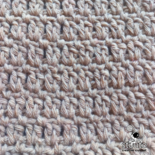 Crochet Brick Stitch Step-by-Step Instructions (US Terms)