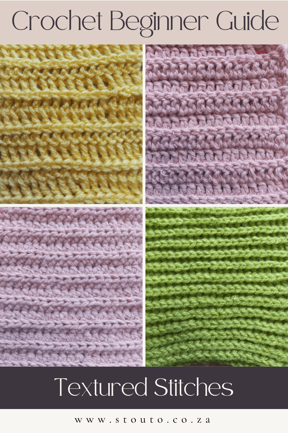 A curated collection of easy textured crochet stitches every maker will love.