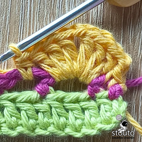How to Crochet Flower Shells in a Row 2 - Full Step-by-Step