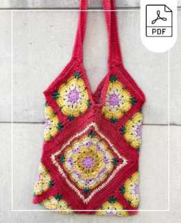 Tote Bag crochet pattern pdf download