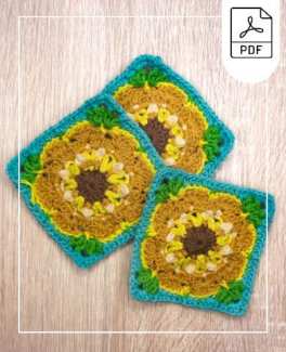 Crochet pattern square pdf 