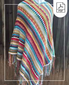 Easy boho crochet pattern downloadable pdf