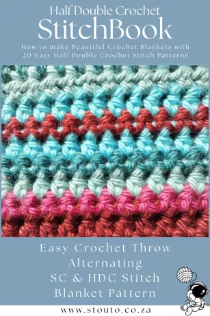 Easy hdc stitch pattern for beginner crochet blankets