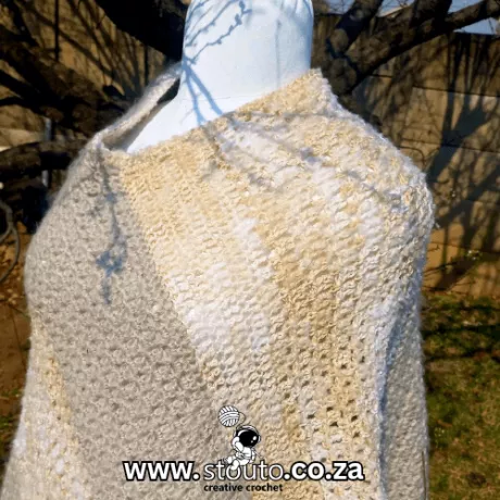 Easy stitch crochet poncho pattern
