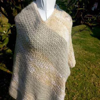 Winter crochet project - womens poncho