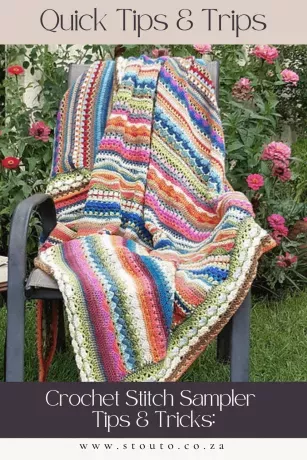 Find all the crochet help you need with the crochet stitch sampler projects guide