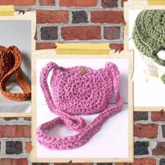 Chunky yarn crochet bag patterns