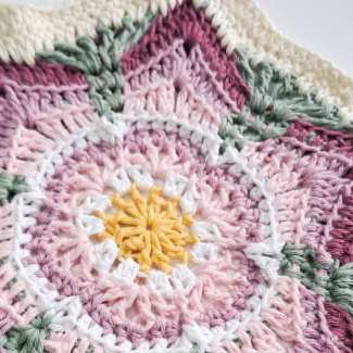 Amaryllis Belladonna Flower Square Hexagon