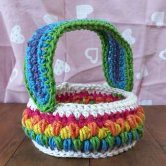 Crochet Small Party Themed Mini Baslket