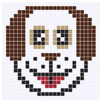 C2C Pattern for Cute Dog
