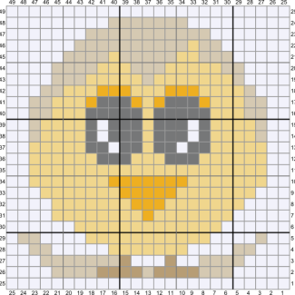 C2C Crochet Pattern - Cute Baby Chicken in shell