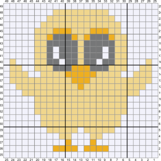 C2C Crochet Pattern - Cute Baby Chicken want a hug