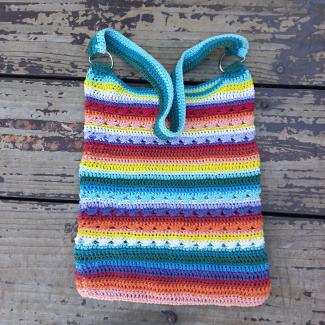 Striped & Twisted Large Market Bag Free Pattern
