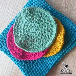 Spider Stitch Washcloth & Face Scrubbie Complete Crochet Tutorial
