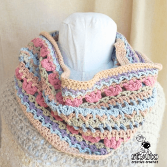 Free Floral Boho Crochet Scarf Pattern