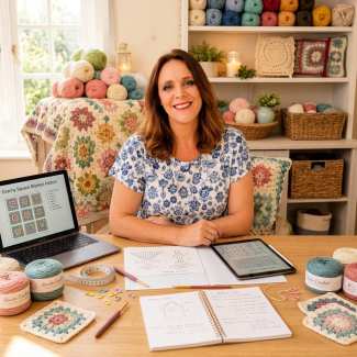 About Linda Slabbert the crochet fibre artist behind Stouto Creative crochet
