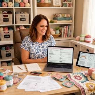 A day in the life of Stouto Creative Crochet - Designer to Developer