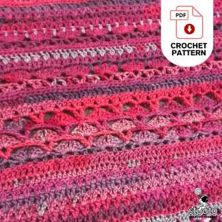 Fins a collection of easy yet beatufull crochet stitches in this beautiful poncho