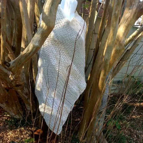 Fall crochet project poncho