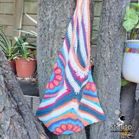 60 styled crochet blanket 