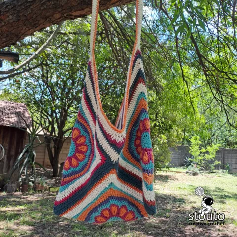 soft flowy crochet bag, large crochet beach bag 