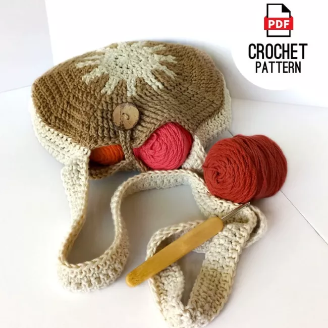 Textured crochet tote bag made with durable cotton yarn