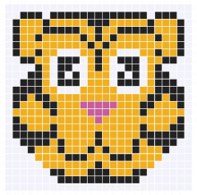 Crochet Baby Tiger c2c pattern
