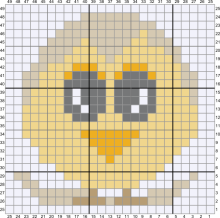 C2C Crochet Pattern - Cute Baby Chicken in shell