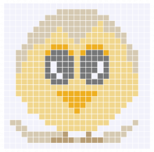 C2C Crochet Pattern - Cute Baby Chicken in shell