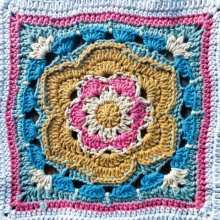 Big Flower Square – Free Crochet Pattern