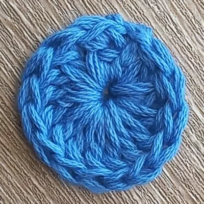 African Cosmos Crochet flower square tutorial round 1 