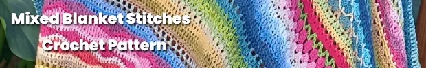 Striped Blanket Crochet Pattern